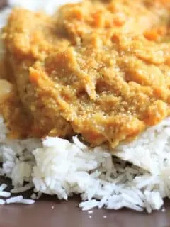 Crockpot red lentils