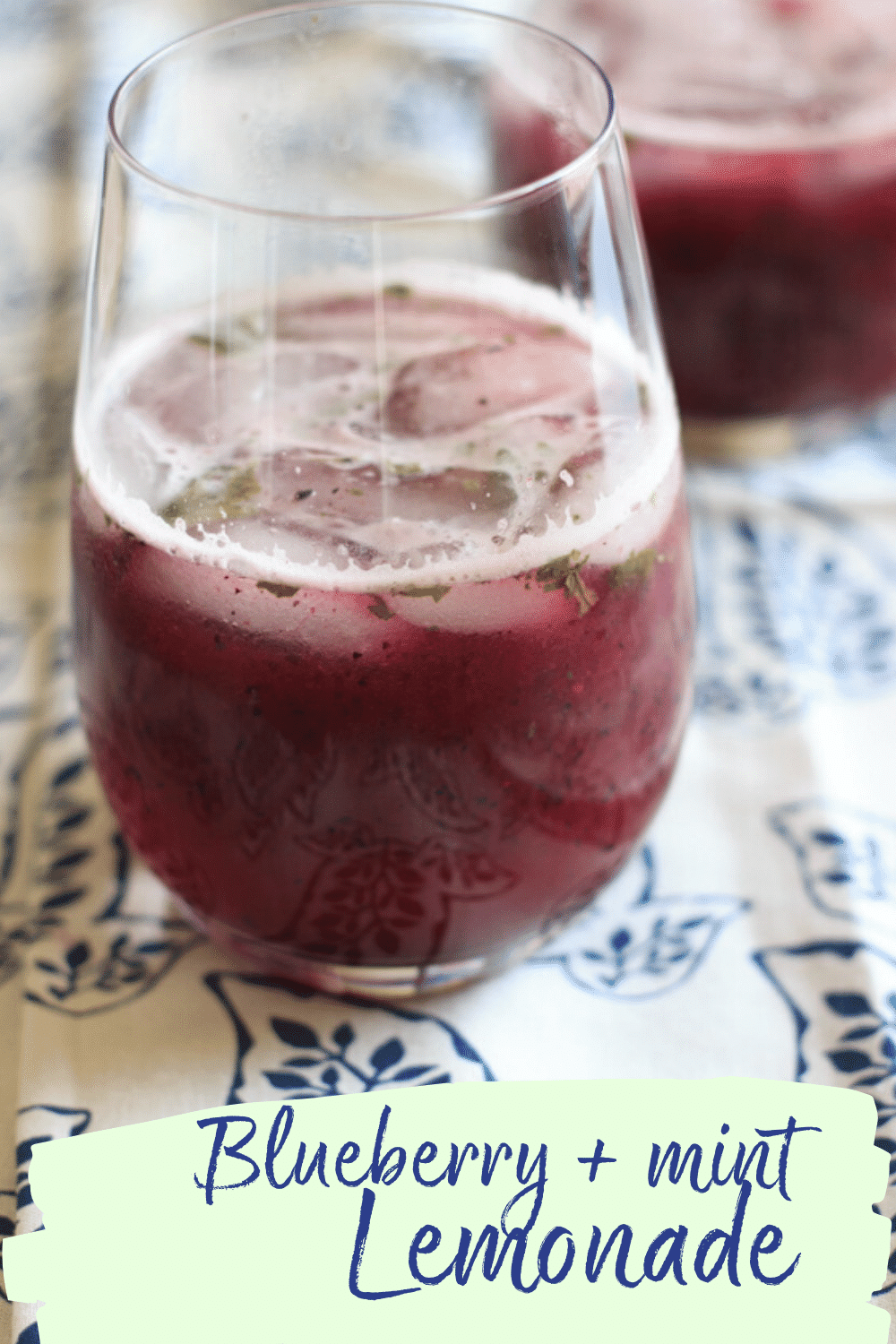 Blueberry Mint Lemonade - 5 minute twist on the drink