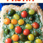 heirloom tomato pastry tart pin