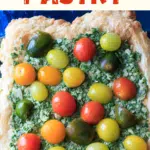 heirloom tomato pastry tart pin