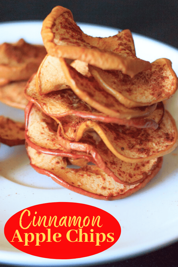 Cinnamon Apple Chips - healthy, vegan, gluten-free