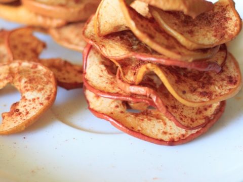 Cinnamon Apple Chips Healthy Vegan Gluten Free