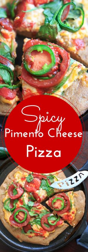Spicy Pimento Cheese Pizza - spicy food lovers dream