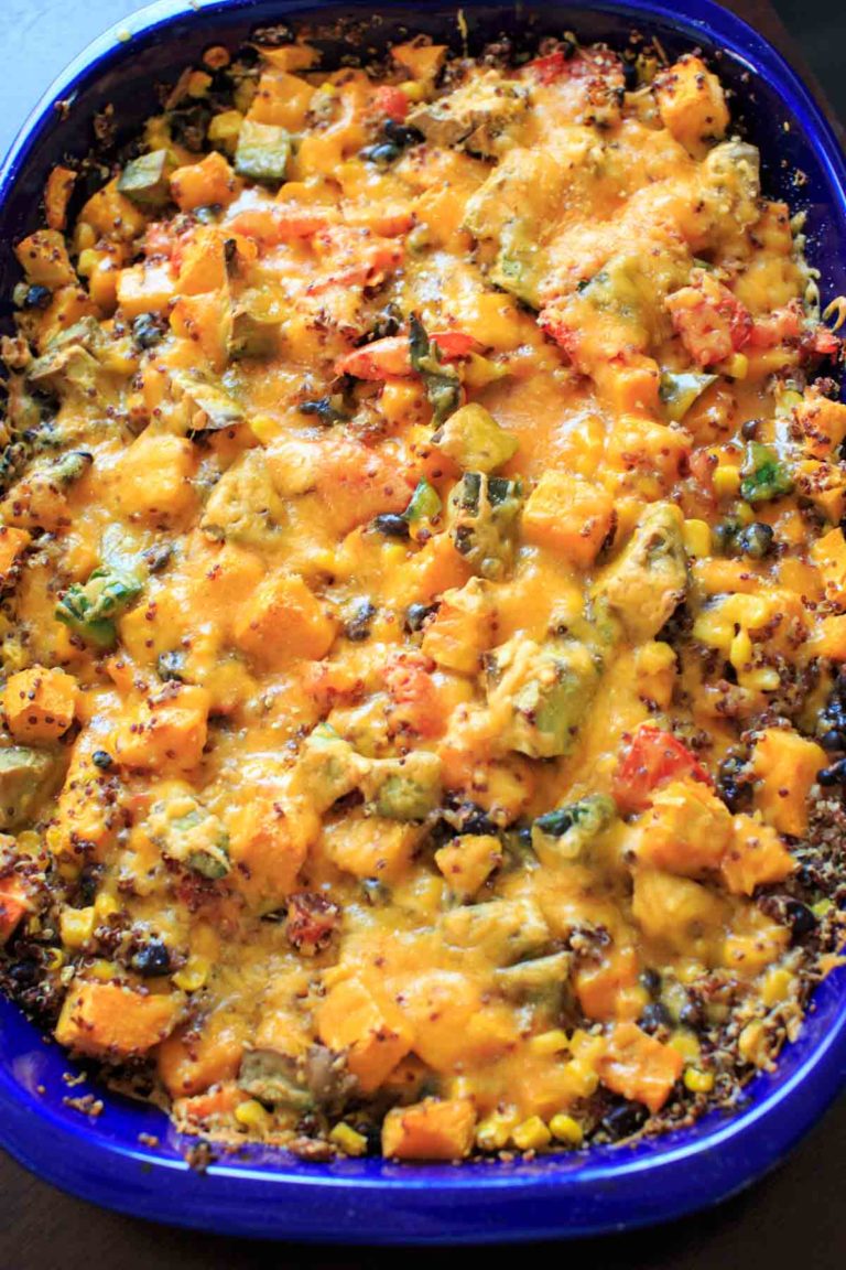 Butternut Squash Quinoa Casserole Vegan Friendly Gluten Free 30 Minutes