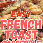 easy french toast casserole pin