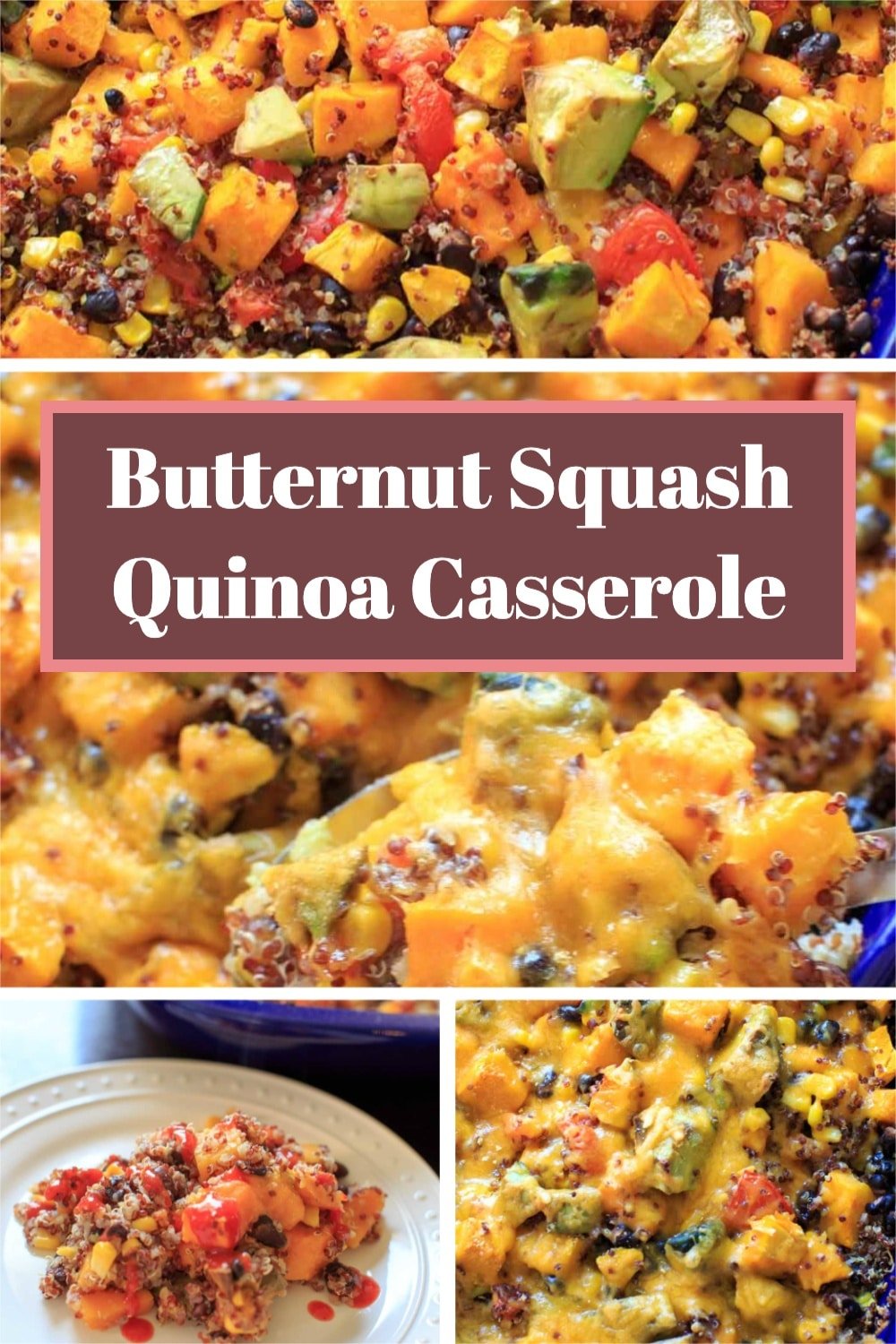 Butternut Squash Quinoa Casserole vegan friendly, glutenfree, 30 minutes