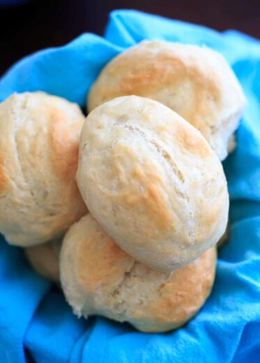 Mexican Bolillo Dinner Rolls - easy yeast roll with cornstarch glaze