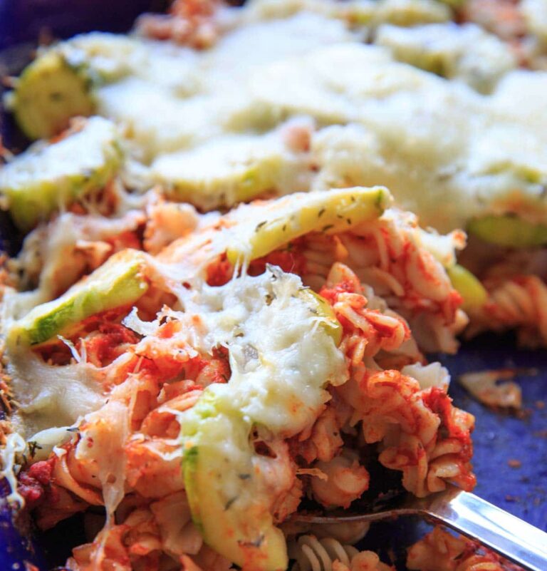 Zucchini Pasta Casserole - Trial and Eater