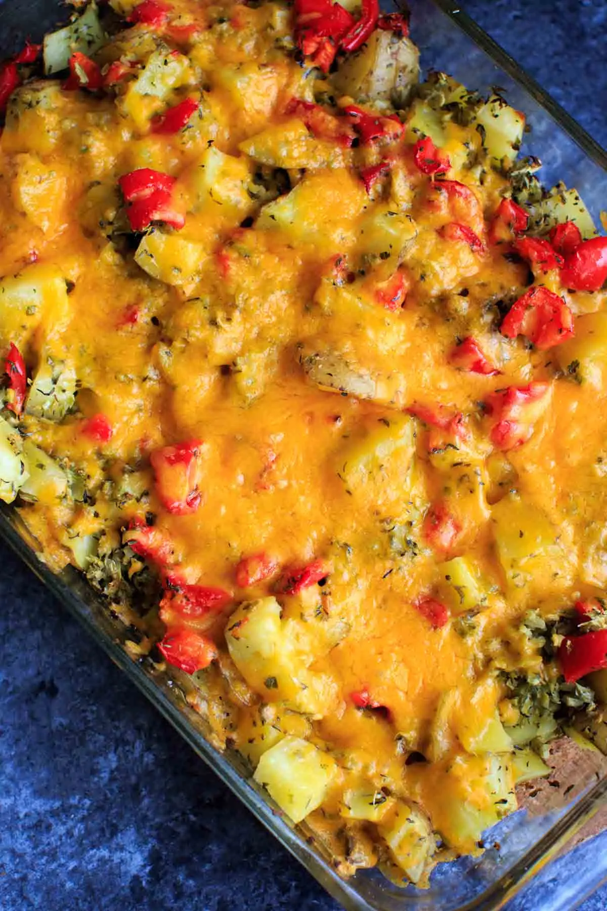 Broccoli and Cheese Baked Potato Casserole - Trial and Eater