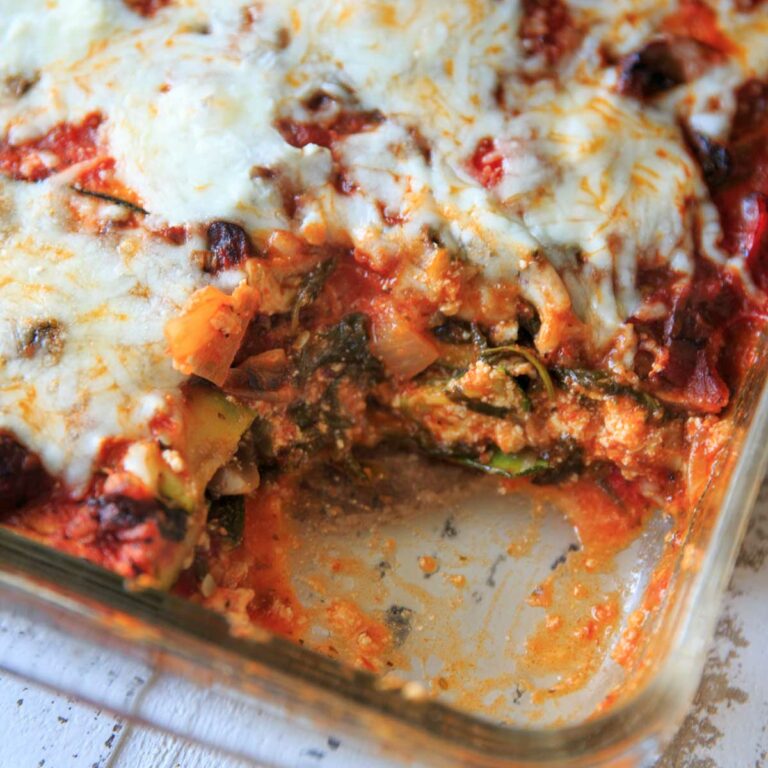 Zucchini Noodle Vegetable Lasagna - Trial and Eater