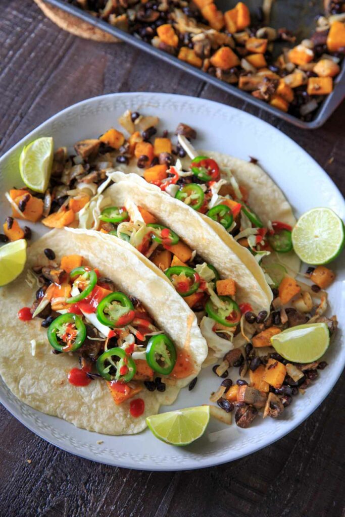 Sheet Pan Squash and Mushroom Tacos - Trial and Eater