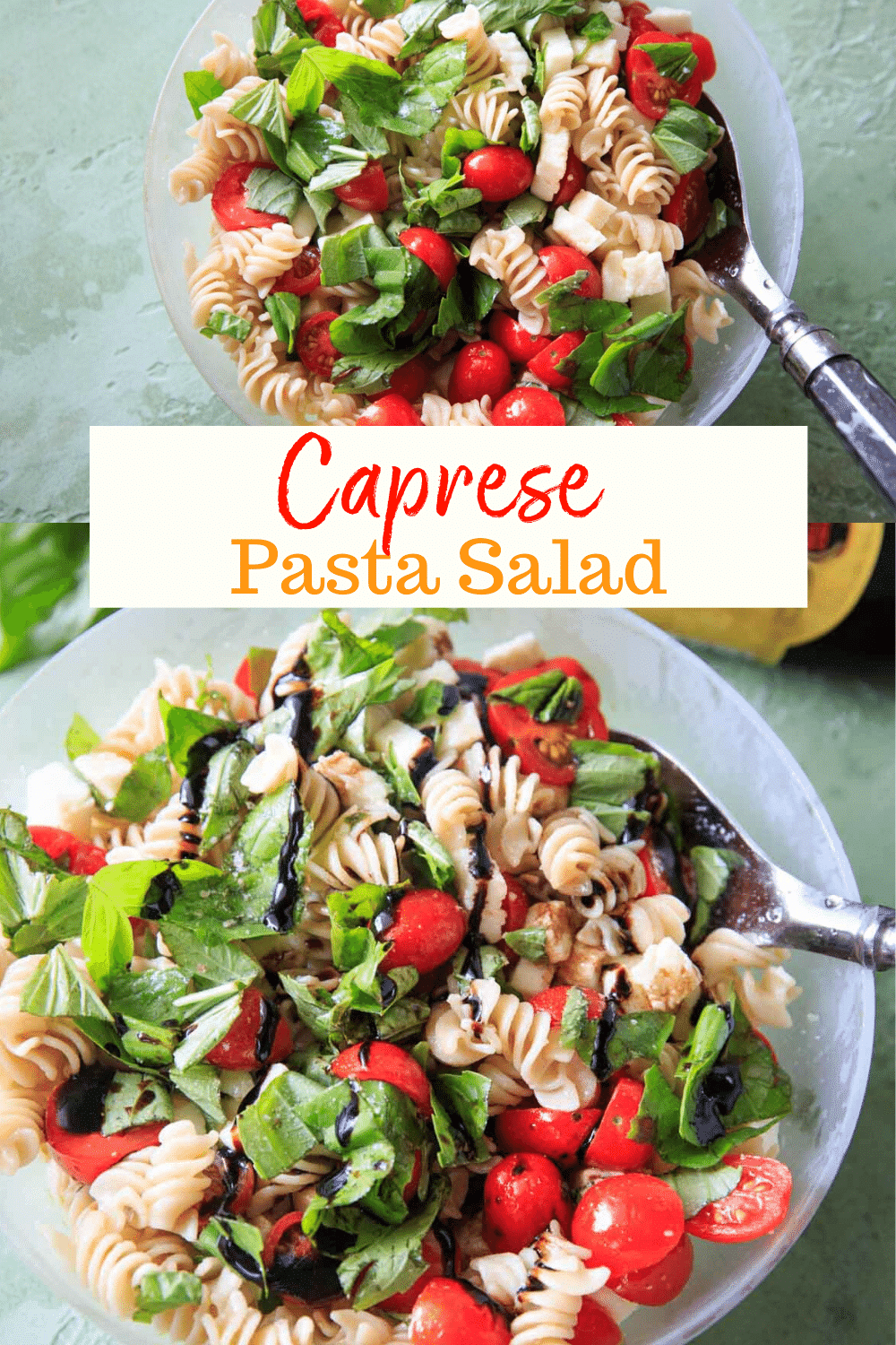 Caprese Pasta Salad - Trial and Eater