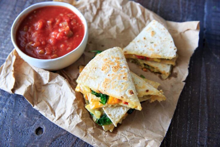 Garden Vegetable Quesadillas