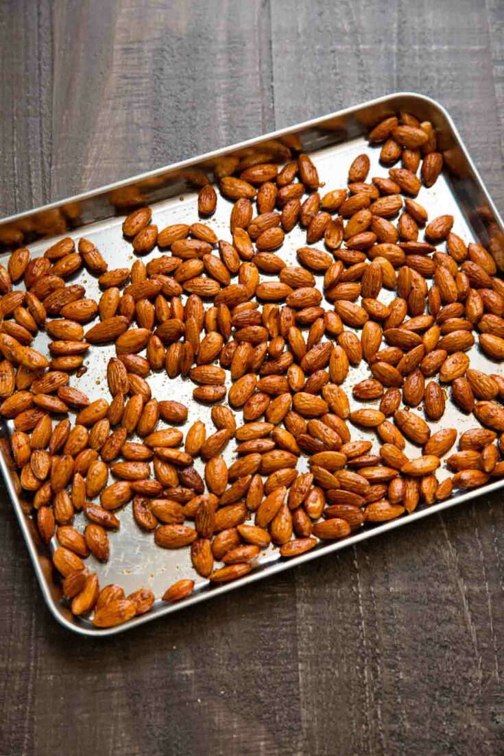 Honey Cinnamon Roasted Almonds - Trial and Eater