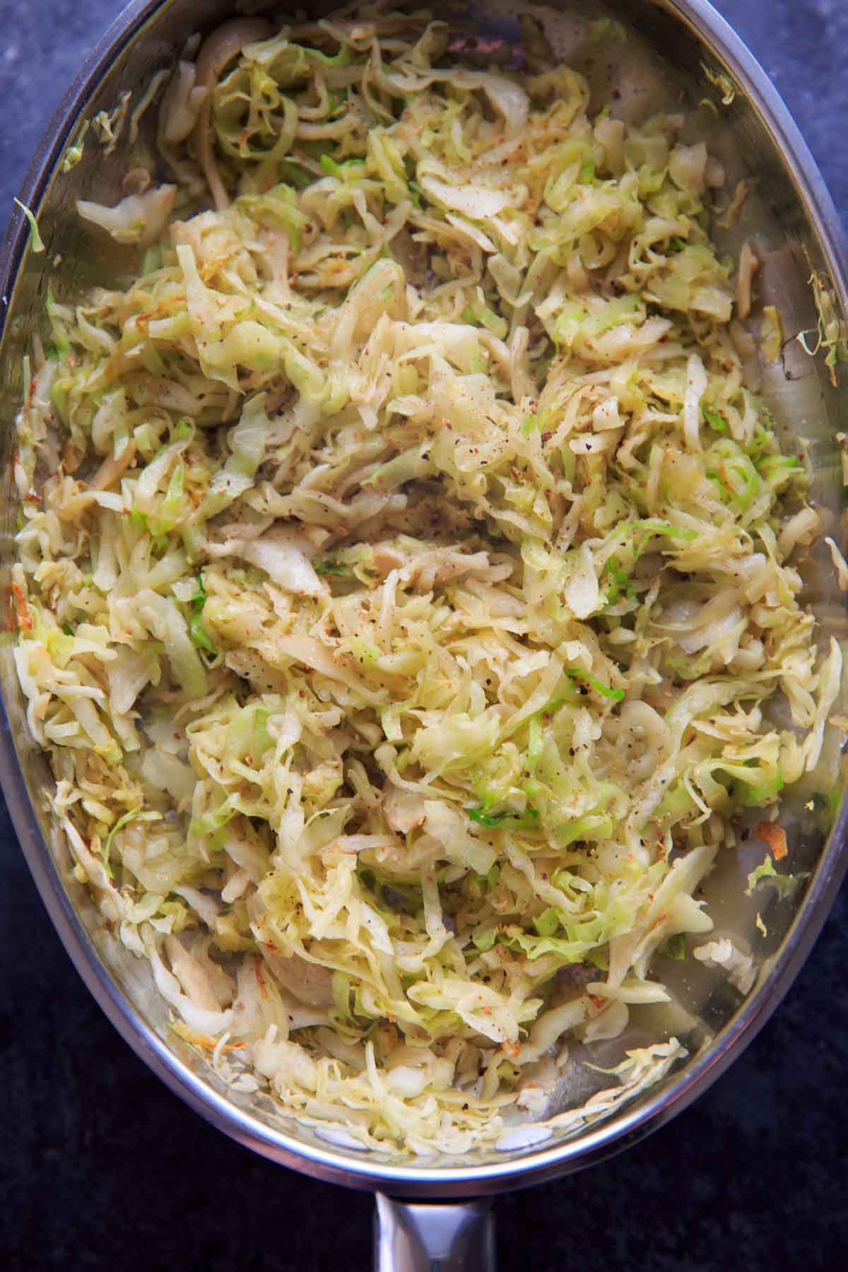 Garlicky Sauteed Cabbage - Trial and Eater
