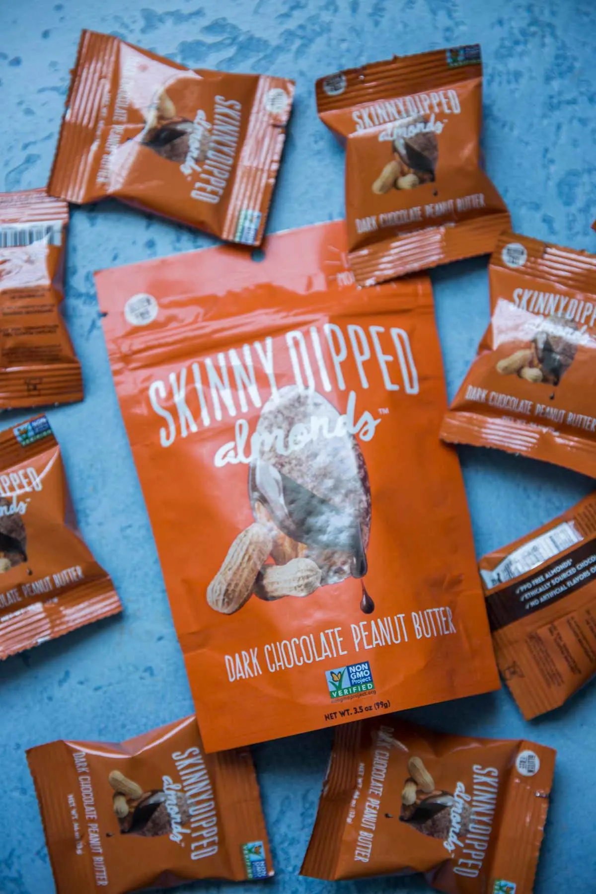 SkinnyDipped  Dark Chocolate Peanut Butter Almonds