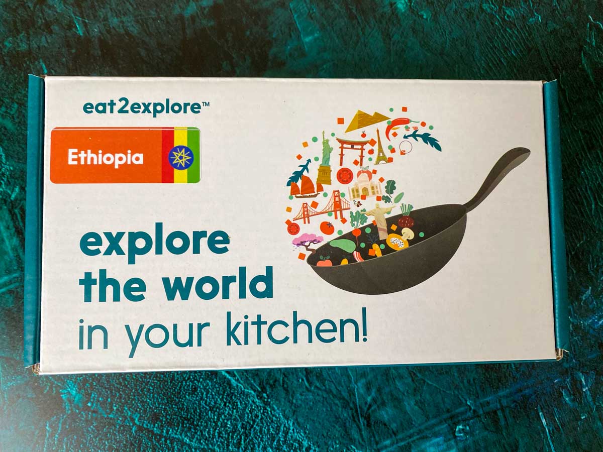  Eat2Explore Subscription Box - Explore the World Through Food/ Box Includes 3 Kid-Friendly Recipes, Shopping List for Fresh Ingredients &  Cooking Tools