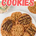 Oatmeal lace cookies pin