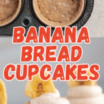 banana bread cupcakes