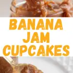 banana jam cupcakes