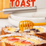 Fruity Custard Toast Recipe pin