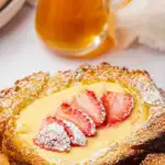 Yogurt Custard Toast Recipe pin