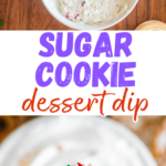 Sugar Cookie Dessert Dip Recipe pin