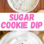 Sugar Cookie Dessert Dip Recipe pin