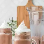 Frozen Hot Chocolate Recipe pin