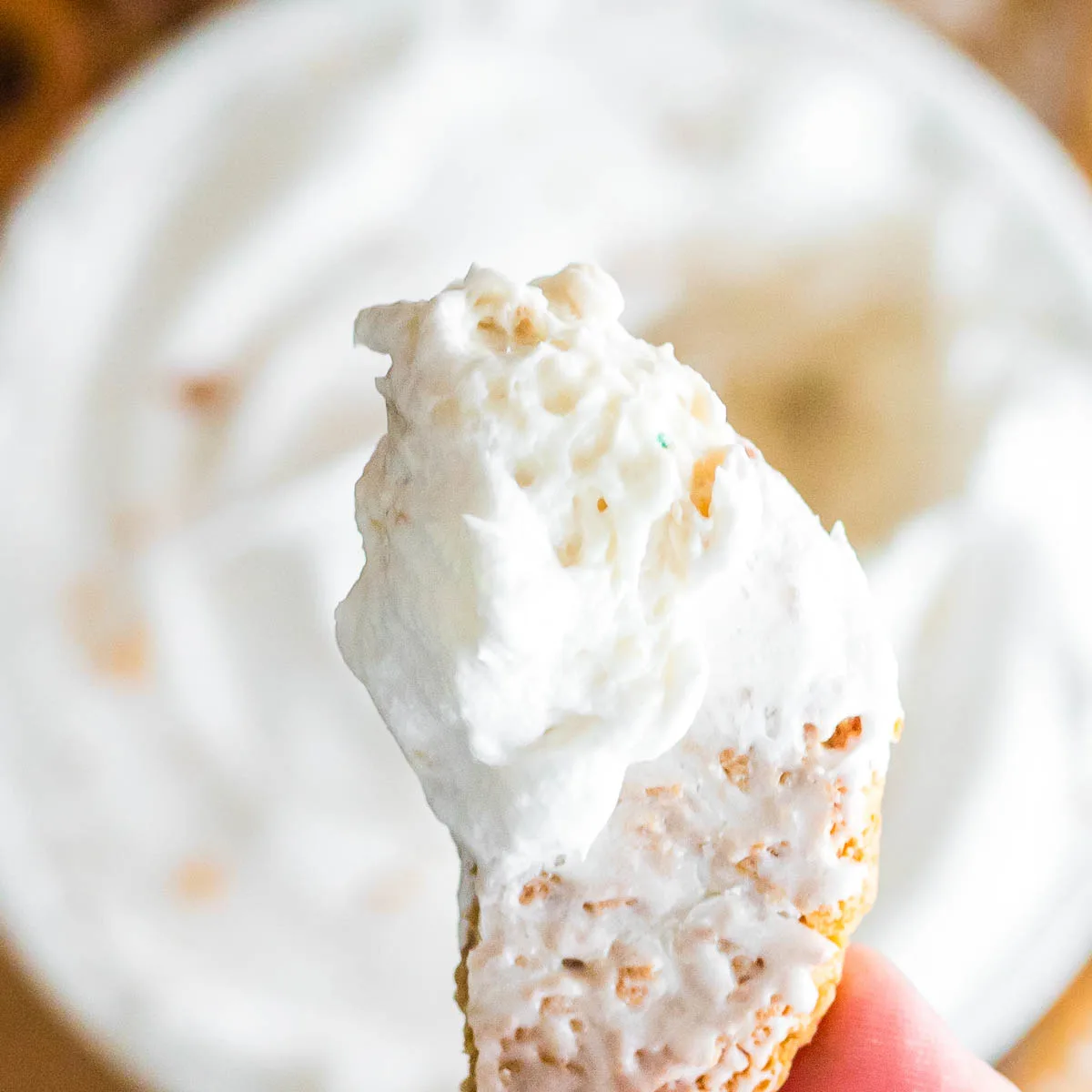 iced oatmeal cookie with extra dip