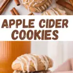 Apple Cider Cookies Recipe pin.