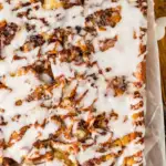 Apple Fritter Bread Recipe pin.